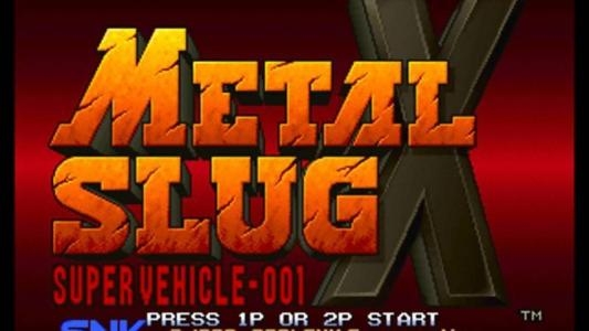 Metal Slug X titlescreen