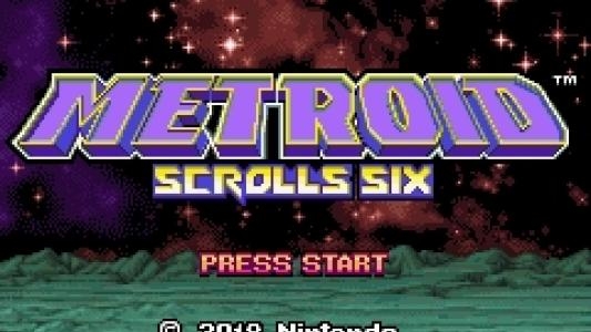 Metroid: Scrolls 6 titlescreen