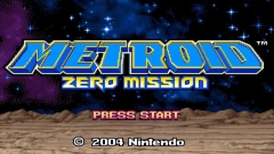 Metroid: Zero Mission titlescreen
