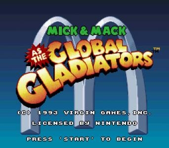 Mick & Mack as the Global Gladiators (Beta)