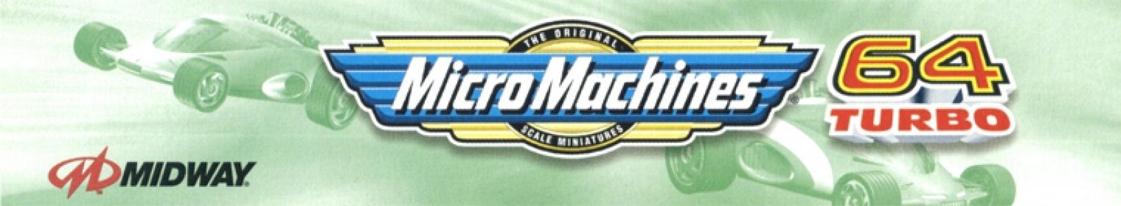 Micro Machines 64 Turbo banner