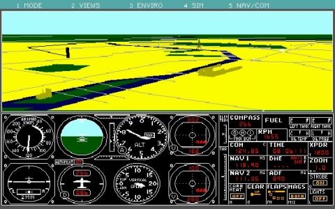 Microsoft Flight Simulator 3.0 screenshot