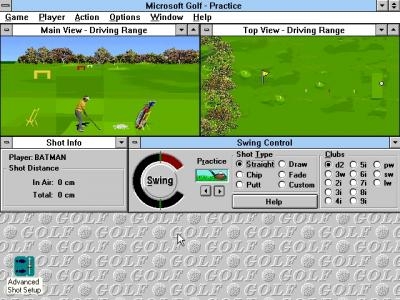 Microsoft Golf 2.0 screenshot