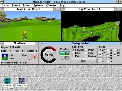 Microsoft Golf 2.0 screenshot