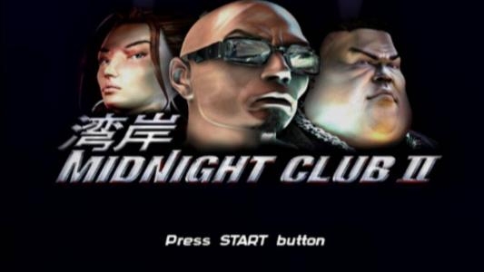 Midnight Club II titlescreen