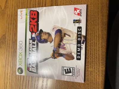 MLB 2K8 Demo Disc