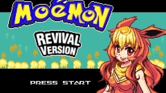 Moémon Fire Red Revival Project titlescreen
