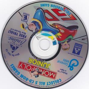 Monopoly Junior [General Mills - America Online Free Trial 6.0] banner