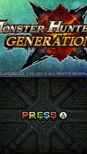 Monster Hunter Generations titlescreen
