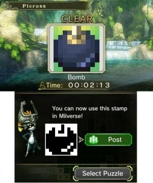 My Nintendo Picross: The Legend of Zelda: Twilight Princess screenshot