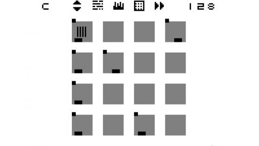 Nanoloop music generator screenshot