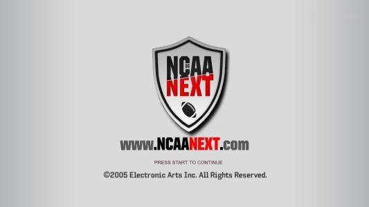 NCAA 06 NEXT titlescreen