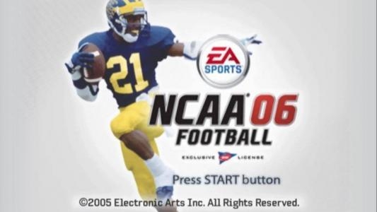 NCAA Football 06 titlescreen