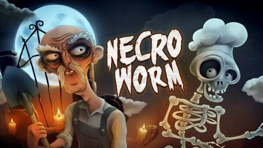 NecroWorm titlescreen