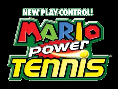 New Play Control! Mario Power Tennis clearlogo