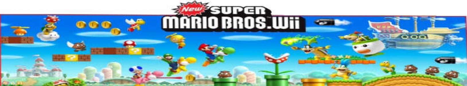 New Super Mario Bros. Wii banner