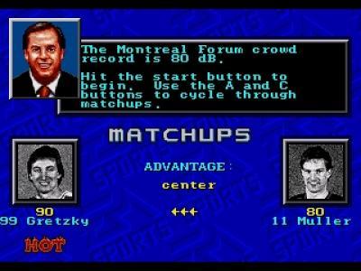 NHL Hockey 94 screenshot