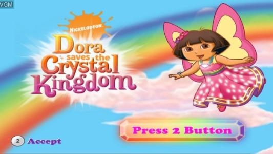 Nickelodeon Dora the Explorer: Dora Saves the Crystal Kingdom titlescreen
