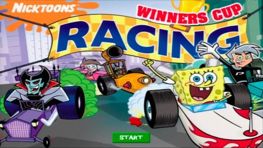 Nicktoons Winners Cup Racing titlescreen