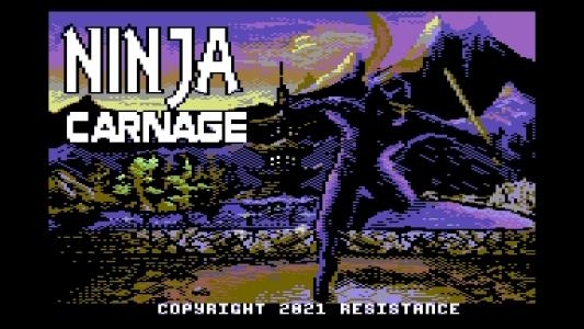 Ninja Carnage titlescreen