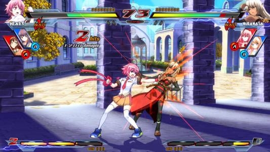 Nitroplus Blasterz: Heroines Infinite Duel screenshot