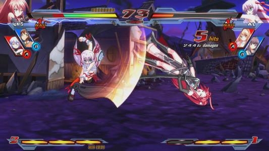 Nitroplus Blasterz: Heroines Infinite Duel screenshot