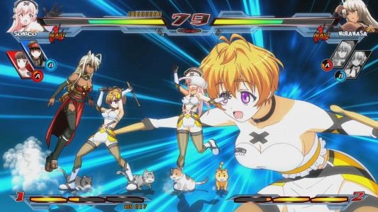 Nitroplus Blasterz: Heroines Infinite Duel screenshot