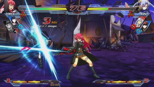 Nitroplus Blasterz: Heroines Infinite Duel screenshot