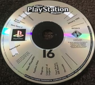 Official U.S. PlayStation Magazine Disc 16 January 1999