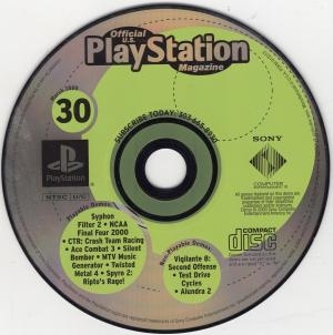 Official U.S. Playstation Magazine Disc 30 March 2000