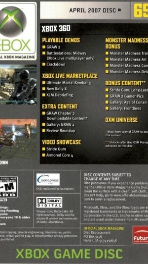 Official Xbox Magazine Demo Disc 69 screenshot