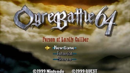 Ogre Battle 64: Person of Lordly Caliber titlescreen