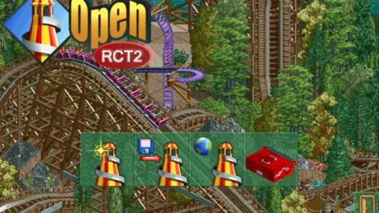 OpenRCT2 titlescreen