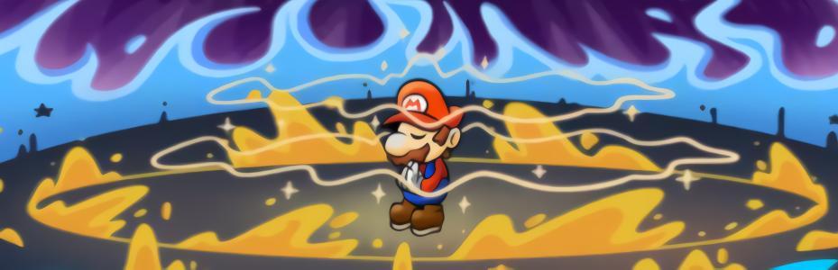 Paper Mario: Black Pit banner