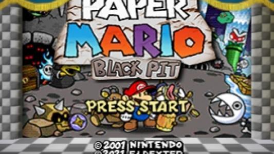 Paper Mario: Black Pit titlescreen