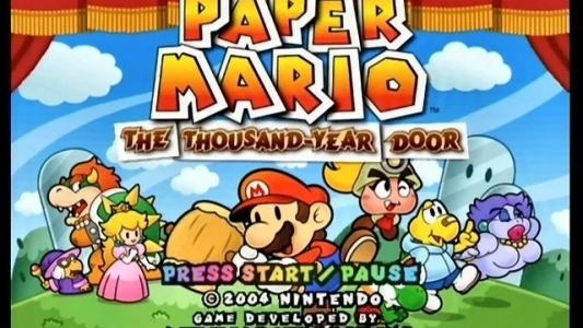 Paper Mario: The Thousand-Year Door [Player's Choice] titlescreen