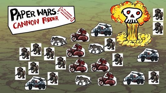 Paper Wars: Cannon Fodder Devastated titlescreen