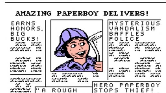 Paperboy screenshot