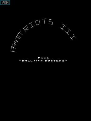 Patriots III BALListic Busters