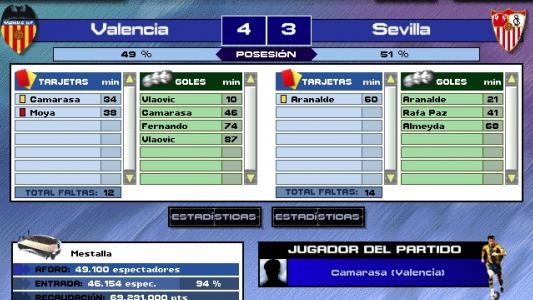PC Fútbol 5.0 Extensión 1 screenshot
