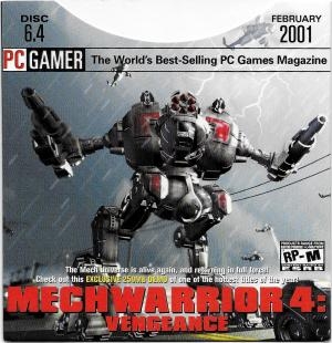 PCGamer Mechwarrior 4: Vengeance Demo Disc