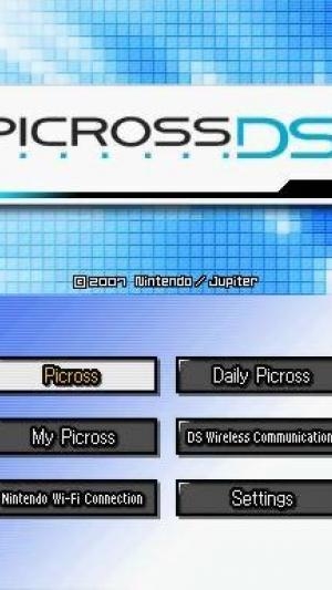 Picross DS titlescreen