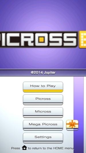 Picross e5 titlescreen