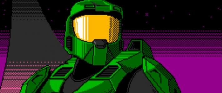 Pixel Force: Halo banner