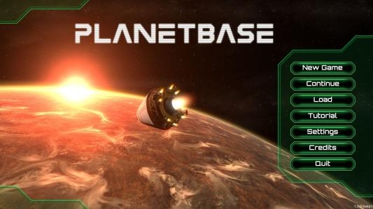 PlanetBase titlescreen