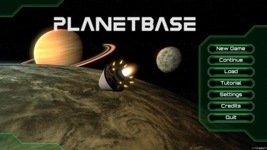 PlanetBase titlescreen