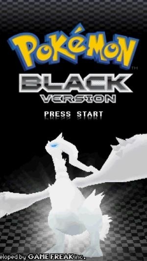 Pokémon Black Version titlescreen