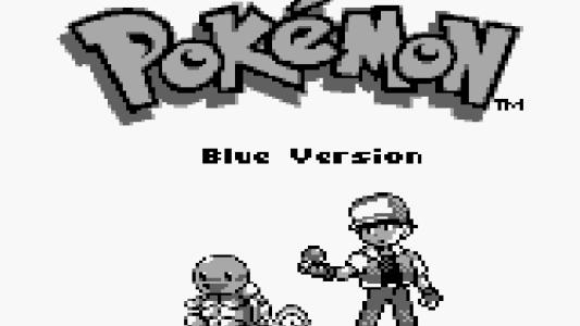 Pokémon Blue Version titlescreen