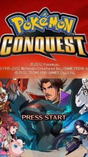 Pokémon: Conquest titlescreen