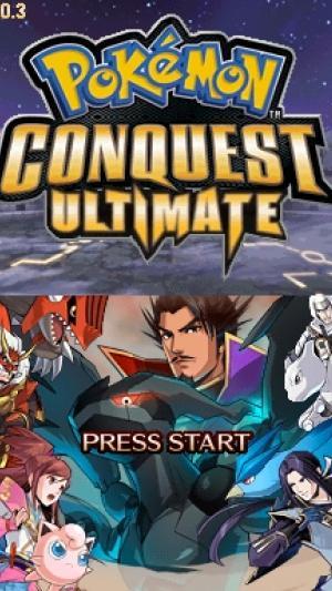 Pokemon Conquest: Ultimate titlescreen